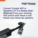 PoE Texas Splitter 802.3af PoE to 5V Splitter for USB-C Devices