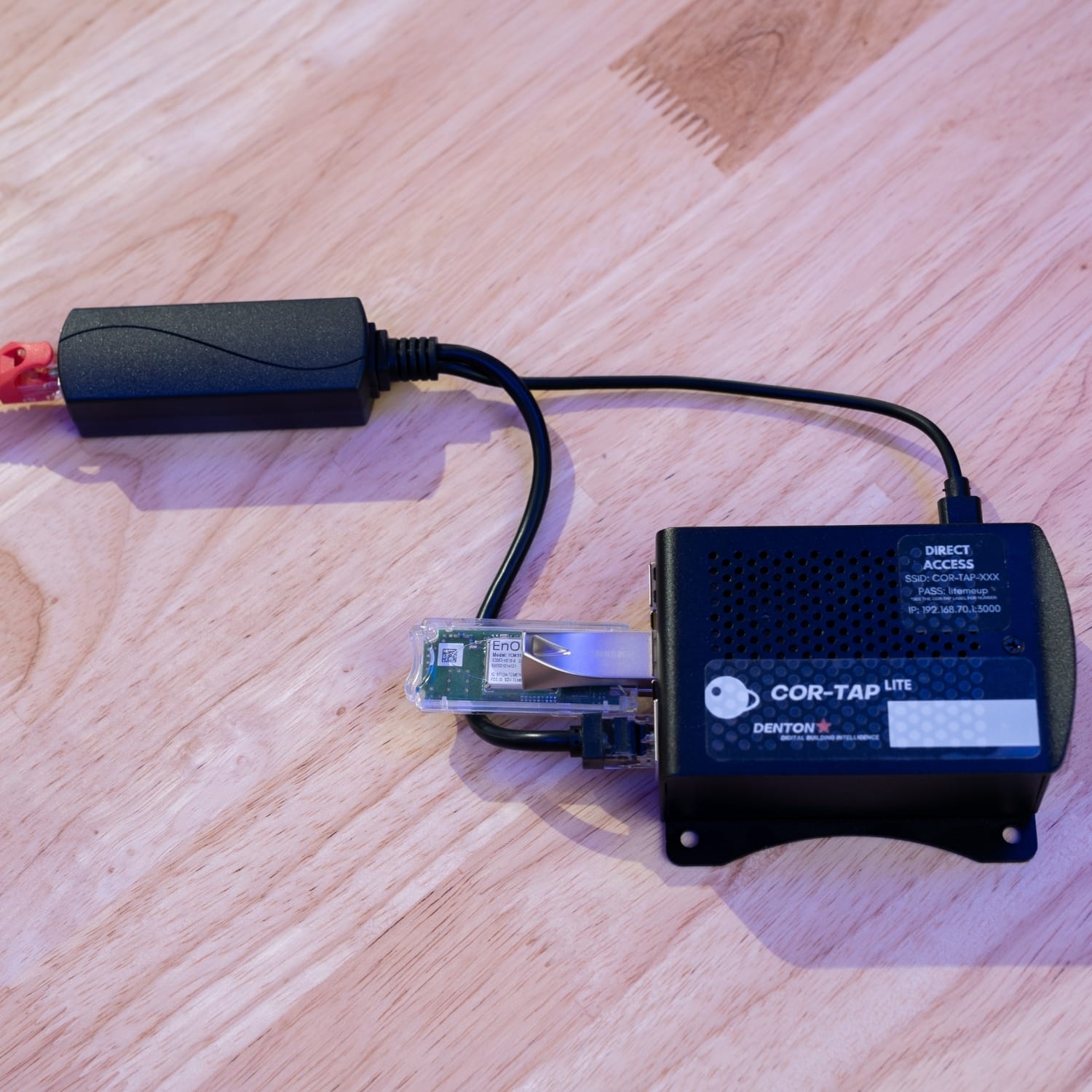 PoE Texas Splitter 802.3af PoE to 5V Splitter for USB-C Devices