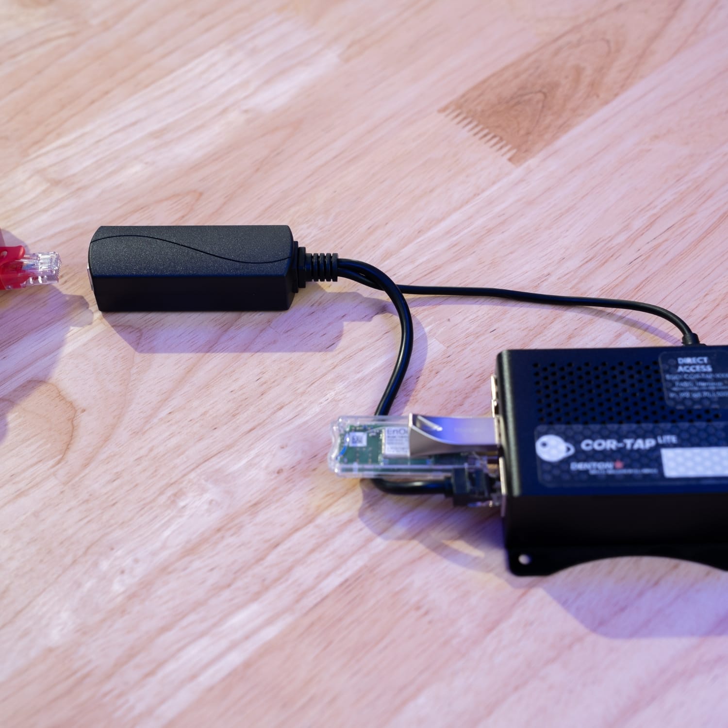 PoE Texas Splitter 802.3af PoE to 5V Splitter for USB-C Devices