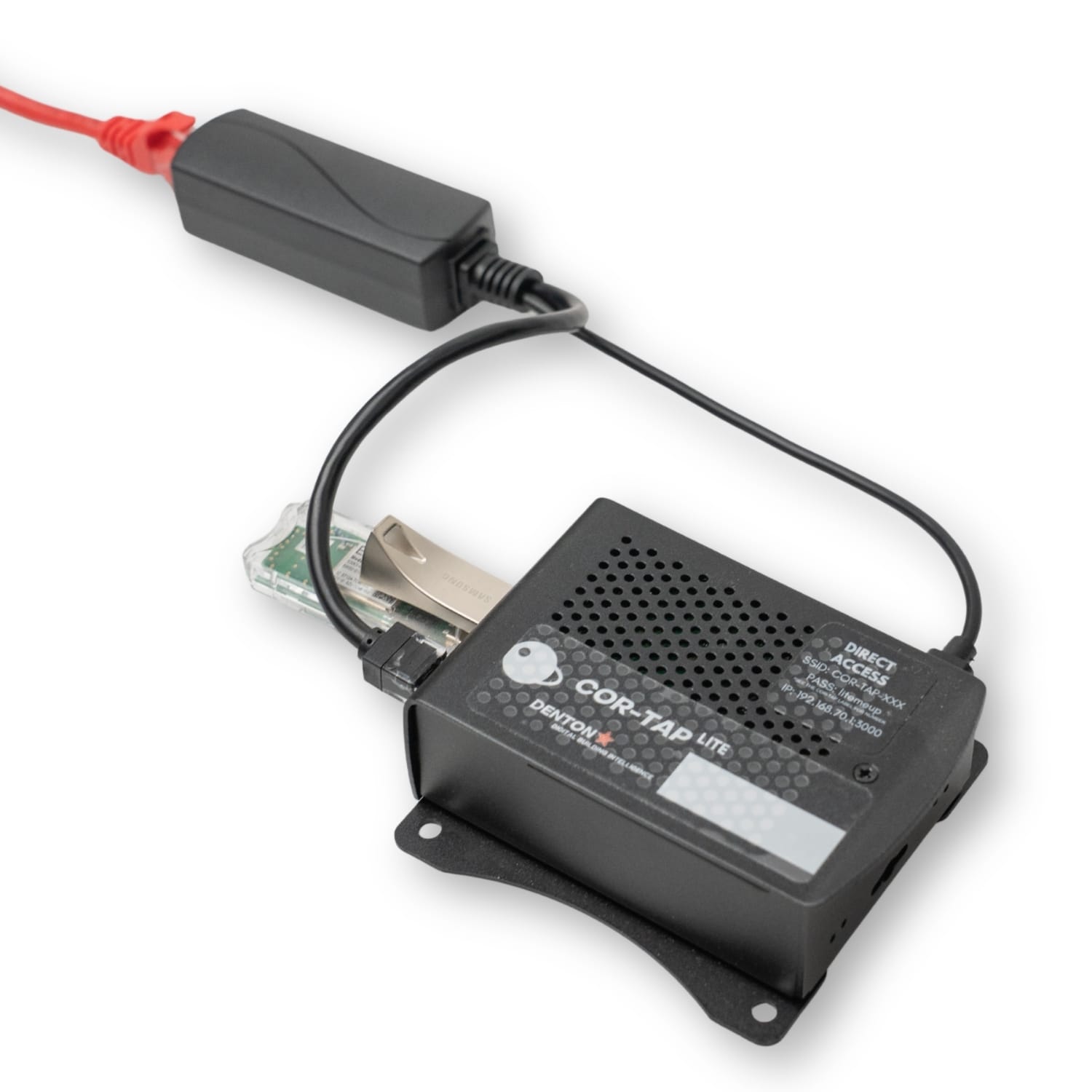 PoE Texas Splitter 802.3af PoE to 5V Splitter for USB-C Devices