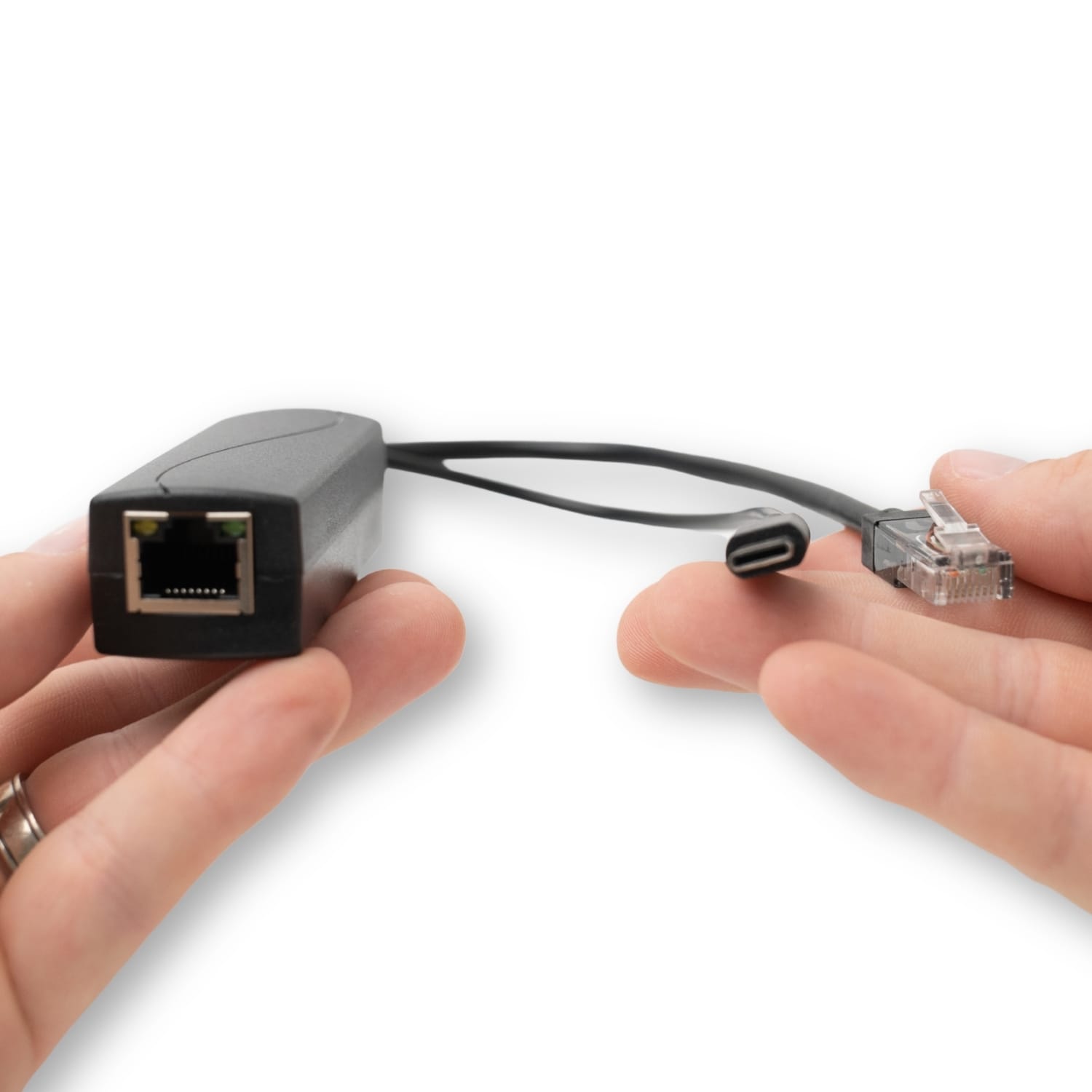 PoE Texas Splitter 802.3af PoE to 5V Splitter for USB-C Devices