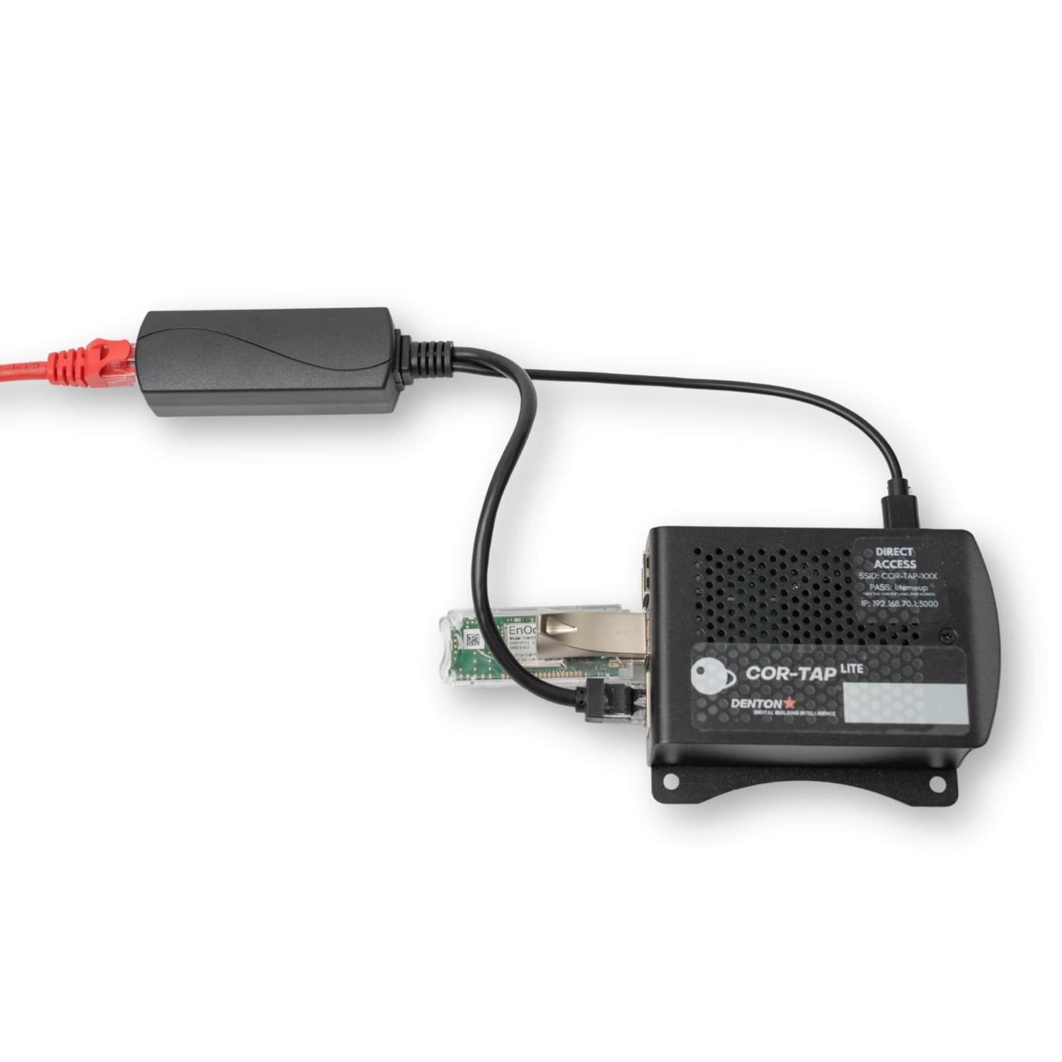 PoE Texas Splitter 802.3af PoE to 5V Splitter for USB-C Devices