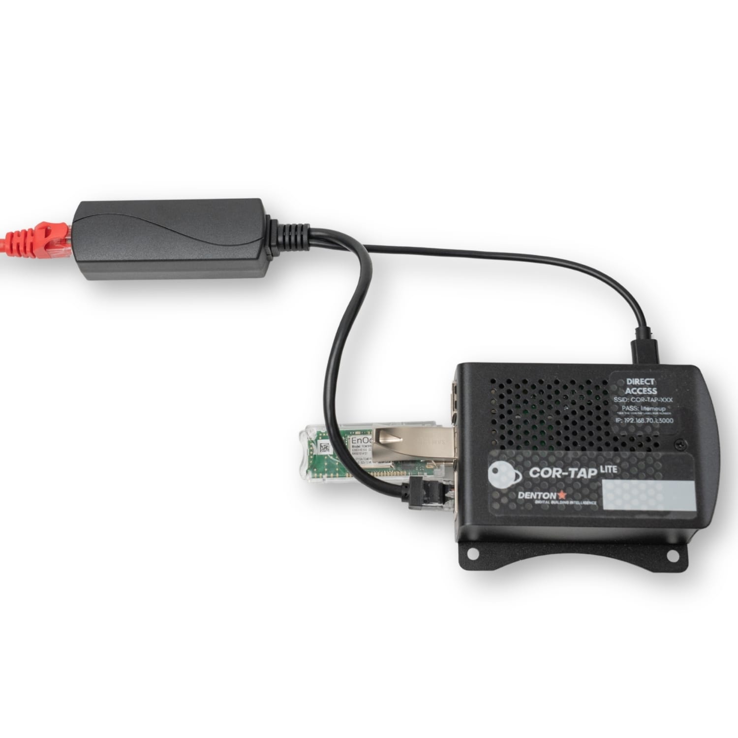 PoE Texas Splitter 802.3af PoE to 5V Splitter for USB-C Devices