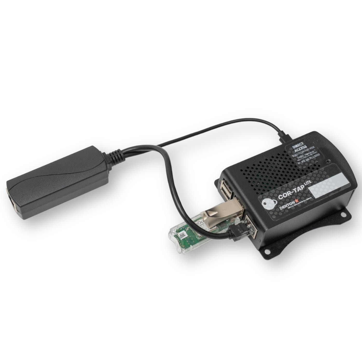 PoE Texas Splitter 802.3af PoE to 5V Splitter for USB-C Devices