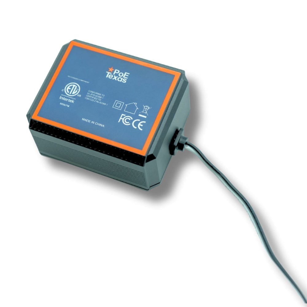 POE Texas Splitter AC to USBC adapter with two USB-C ports for USB-C Devices 5-20V with max output 30W