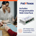 PoE Texas Splitter AF-RLY-8 - 8 Channel Output + 8 Channel Input Network PoE Powered Relay Module
