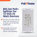 POE Texas Splitter Gigabit Inline PoE+ (802.3at) Splitter/Converter for 12 Volt 25 Watt Devices
