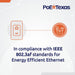 PoE Texas Splitter Gigabit PoE Splitter In-Wall Receptacle