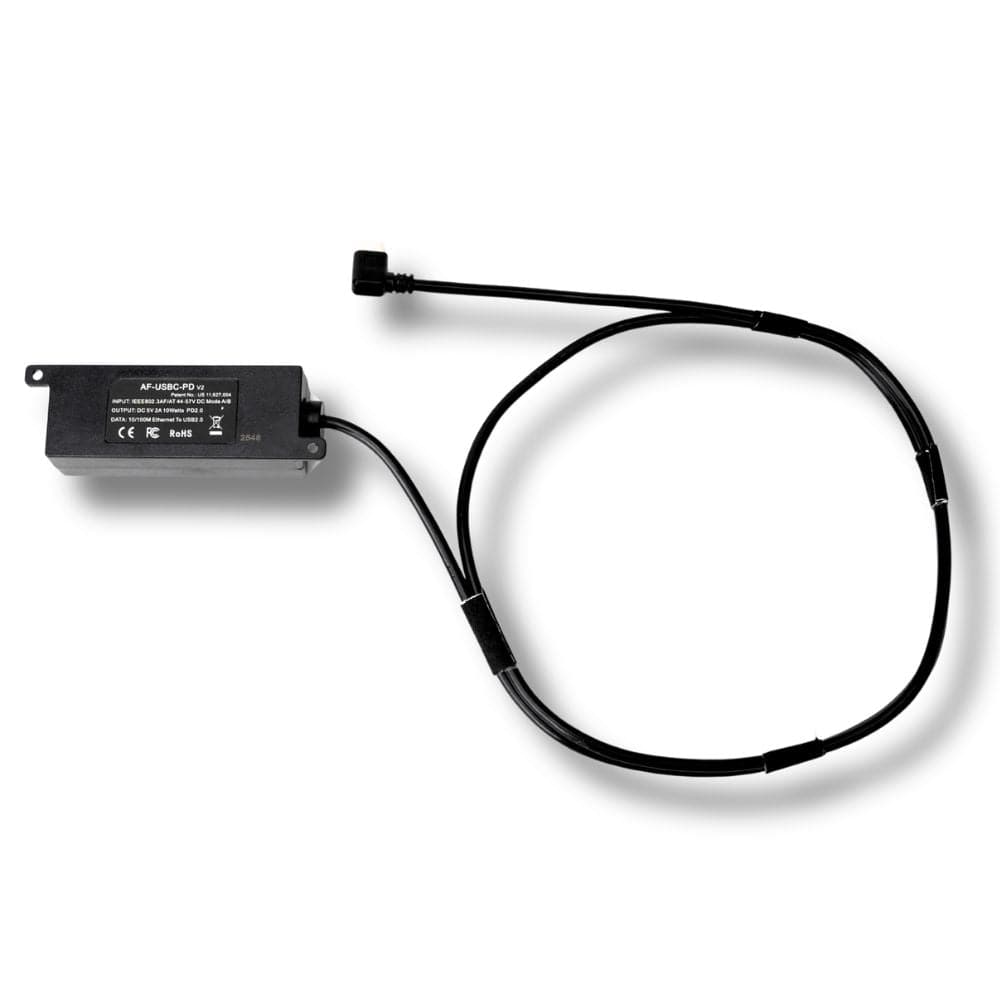 PoE Texas Splitter IEEE 802.3af PoE to USB-C Power and Data with Power Delivery