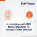 PoE Texas Splitter In-Wall PoE Splitter with Gigabit Data + Two USB Charging Ports