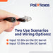 POE Texas Splitter Inline Gigabit Mode B Step Up Splitter that Converts 12-30 Volts to 48 Volts PoE