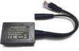 POE Texas Splitter Inline Gigabit Mode B Step Up Splitter that Converts 12-30 Volts to 48 Volts PoE
