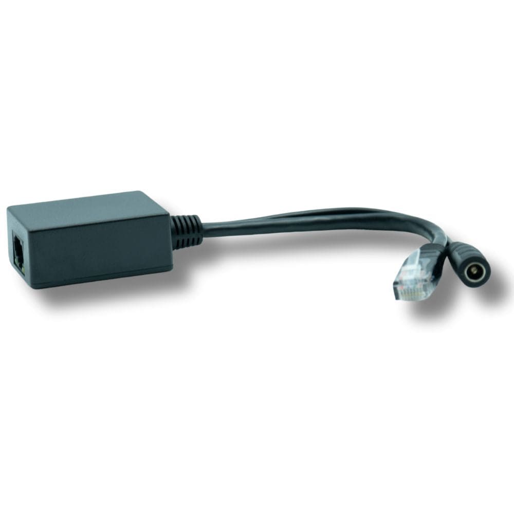 POE Texas Splitter Inline Gigabit Mode B Step Up Splitter that Converts 12-30 Volts to 48 Volts PoE