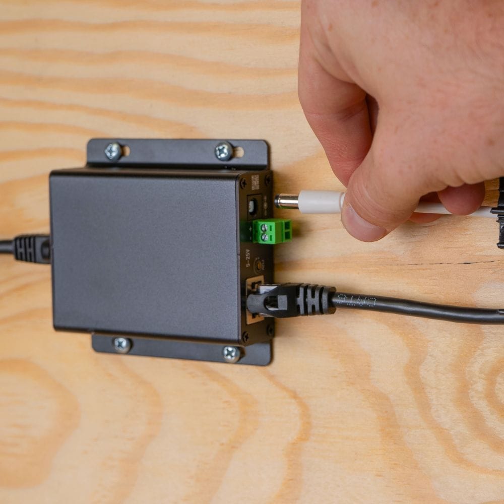 POE Texas Splitter New! Gigabit PoE++ (802.3bt) 5-24 VDC Adjustable Voltage + Separate Gigabit Data Delivery with 65 Watt Output