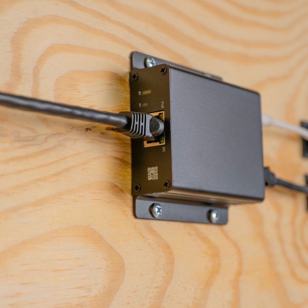 POE Texas Splitter New! Gigabit PoE++ (802.3bt) 5-24 VDC Adjustable Voltage + Separate Gigabit Data Delivery with 65 Watt Output