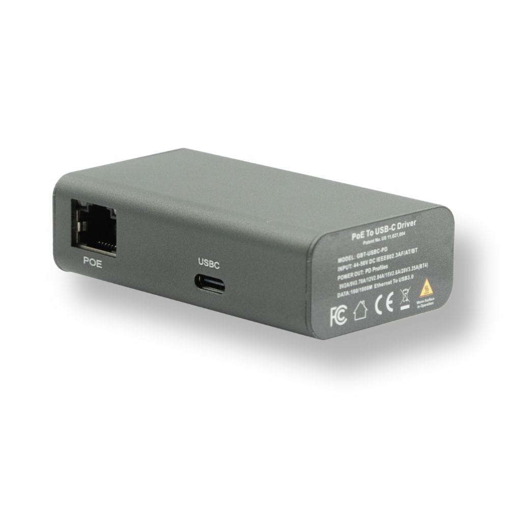 New! Gigabit PoE++ (802.3bt) to USB-C Power + Data Delivery with 65 Wa ...