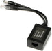 PoE Texas Splitter Plug and Play Inline Mode B PoE Splitter Kit with 12 Volt 12 Watt Output and Divided 10/100 Data Capability