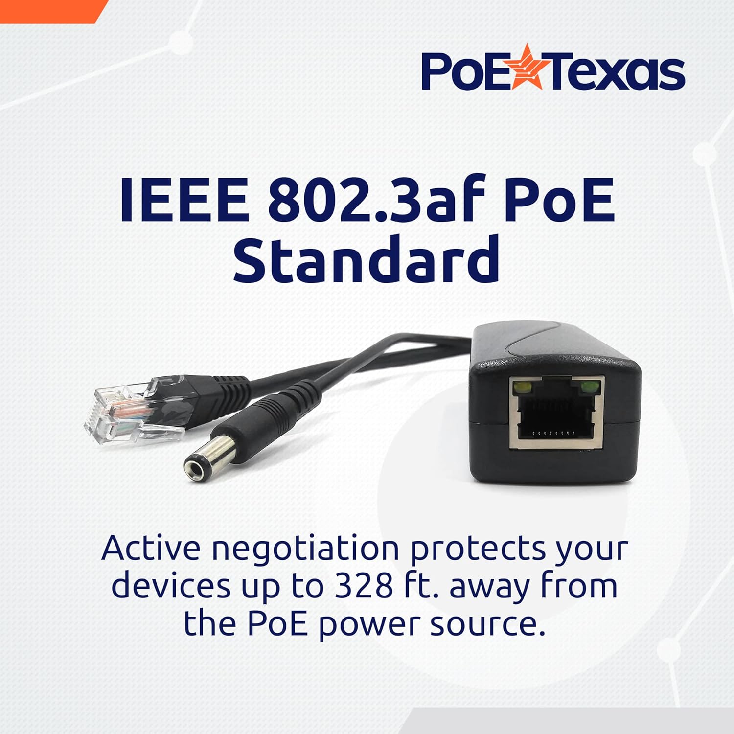 PoE Texas Splitter PoE 12V 802.3af Splitter - Power Any 12 Volt Device
