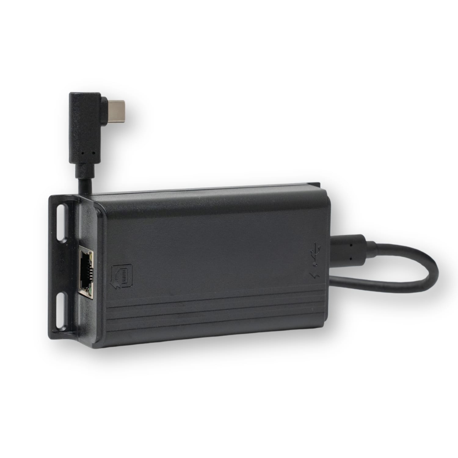 POE Texas Splitter PoE+ (802.3at) to USB-C Power + Data Delivery with 25 Watt Output - USB-C compatible w/ iPad Pro 12.9", Surface Go, Galaxy Tab