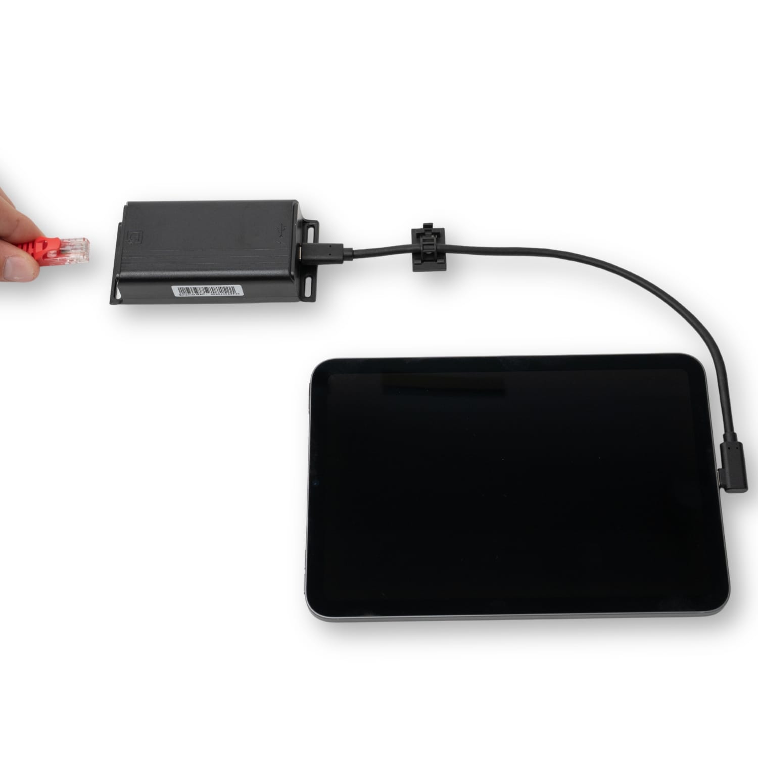 POE Texas Splitter PoE+ (802.3at) to USB-C Power + Data Delivery with 25 Watt Output - USB-C compatible w/ iPad Pro 12.9", Surface Go, Galaxy Tab