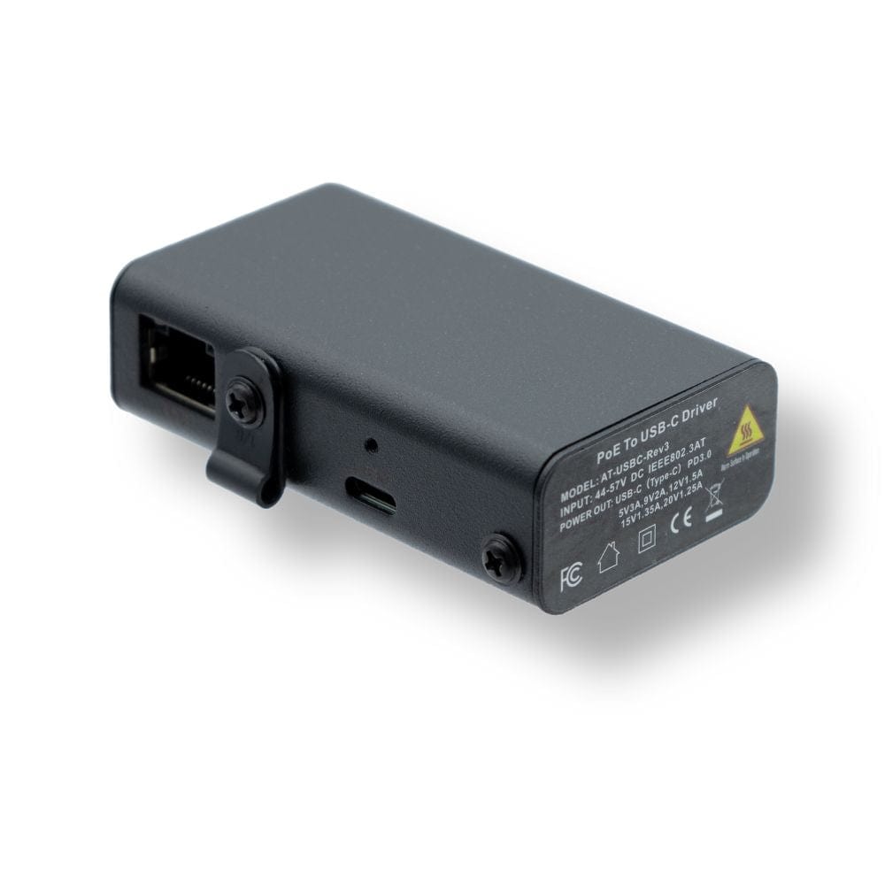 POE Texas Splitter PoE+ (802.3at) to USB-C Splitter - Power Delivery Only *PoE to Power Converter