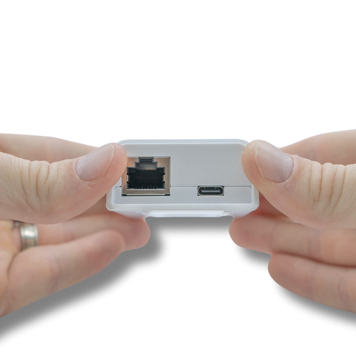 POE Texas Splitter PoE+ (802.3at) to USB-C Splitter - Power Only Delivery with Separate Gigabit Data