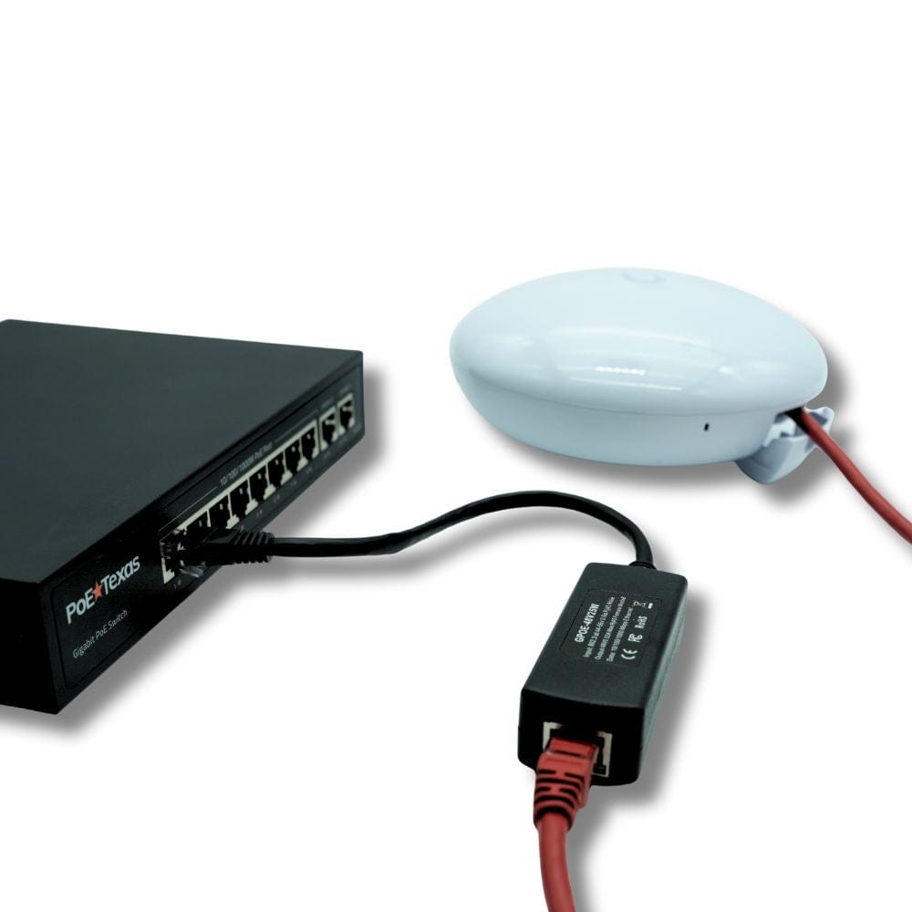 PoE Texas Splitter POE+ Converter for 48 Volt Passive PoE at 25 Watt | Converts Active POE+ to Passive "Always On" Power