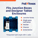POE Texas Splitter POE to USB-C Power and Data Delivery with 15 Watt Output for iPad Air, Surface Go, Galaxy Tab and More - 10/100 Mbps with USB-C Cable Included