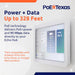 POE Texas Splitter POE+ to USB-C Power and Data Delivery with 25 Watt Output for Amazon Echo Hub 10/100 Mbps with USB-C Cable