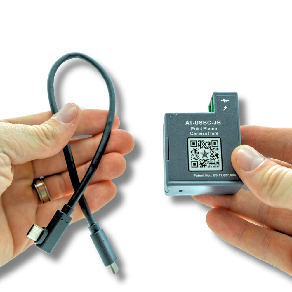 POE Texas Splitter POE+ to USB-C Power and Data Delivery with 25 Watt Output for iPad Pro, Surface Go, Galaxy Tab and More - 10/100 Mbps