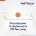 POE Texas Splitter POE+ to USB-C Power and Data Delivery with 25 Watt Output for iPad Pro, Surface Go, Galaxy Tab and More - 10/100 Mbps with Lightning Cable