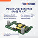 PoE Texas Splitter Power Over Ethernet (PoE) HAT for Raspberry Pi 3 B+ 4 and 802.3af PoE Network