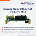 PoE Texas Splitter Power Over Ethernet (PoE) HAT for Raspberry Pi 4 and 3B+ and 802.3at PoE+ Network