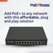 PoE Texas Switch 8-Port Gigabit 802.3af/at PoE Switch for Video, Tablet & Security Applications