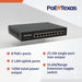 PoE Texas Switch 8-Port Gigabit 802.3af/at PoE Switch for Video, Tablet & Security Applications