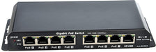 PoE Texas Switch 8 Port Gigabit PoE Switch with 7 PoE Ports and 1 Uplink
