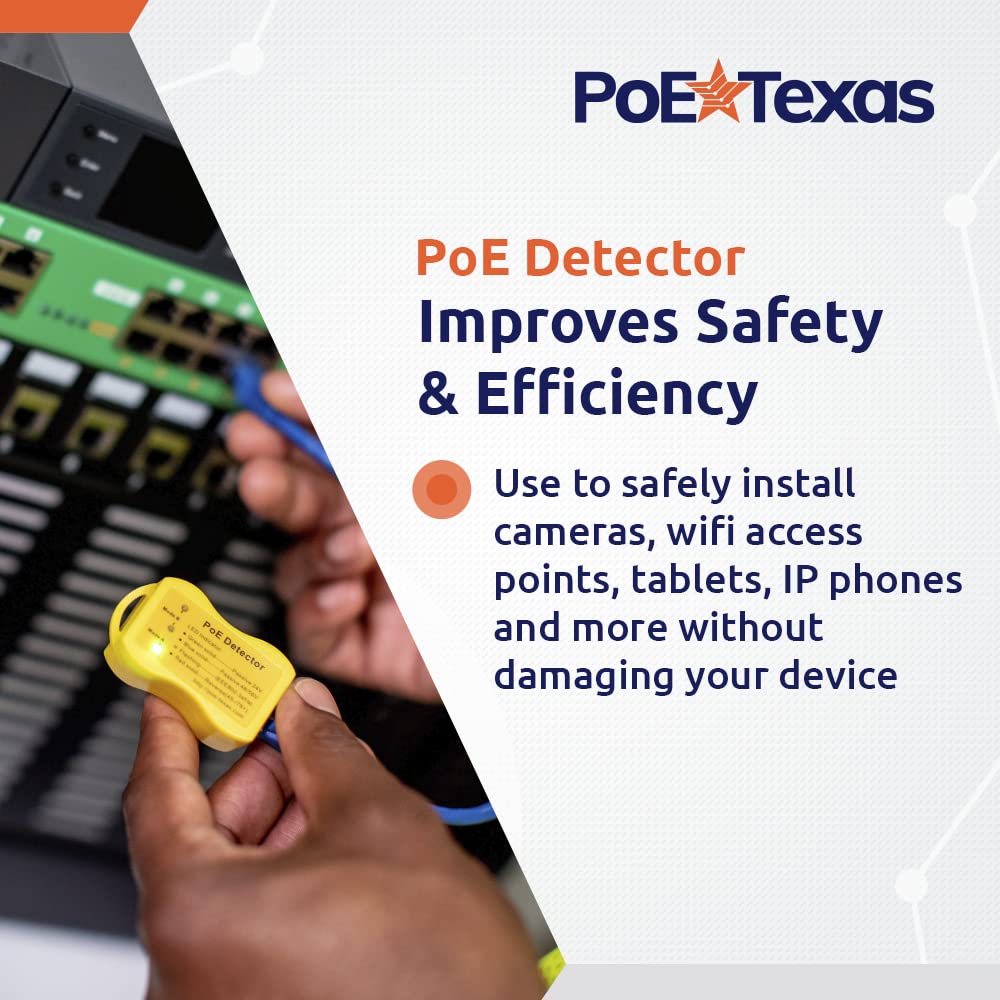 PoE Texas Tool PoE Tester + Detector Bundle