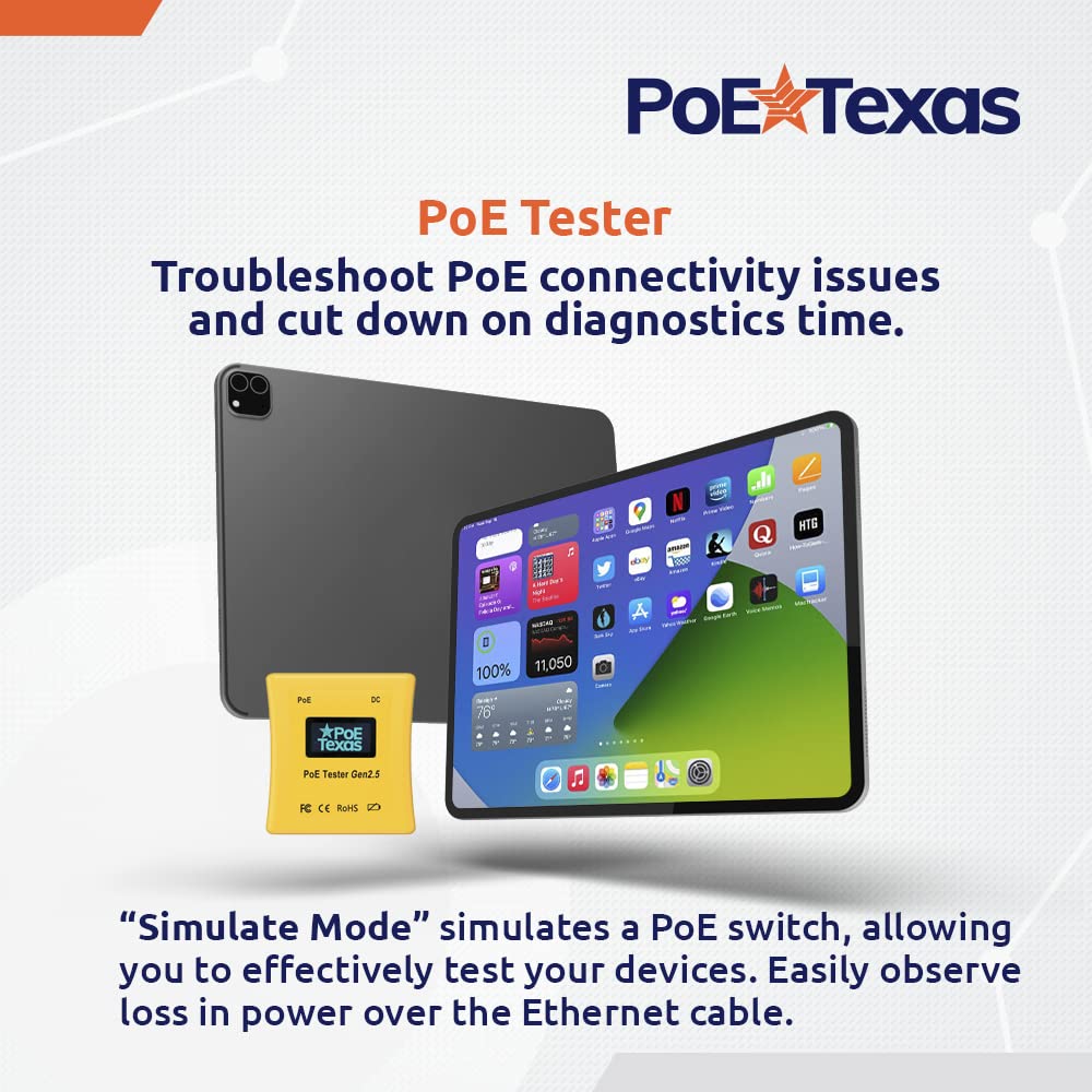 PoE Texas Tool PoE Tester + Detector Bundle
