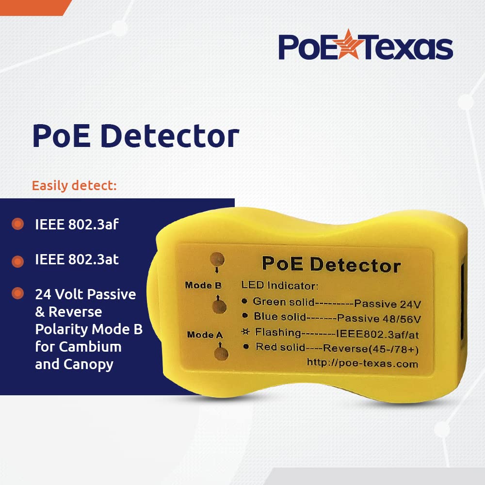 PoE Texas Tool PoE Tester + Detector Bundle