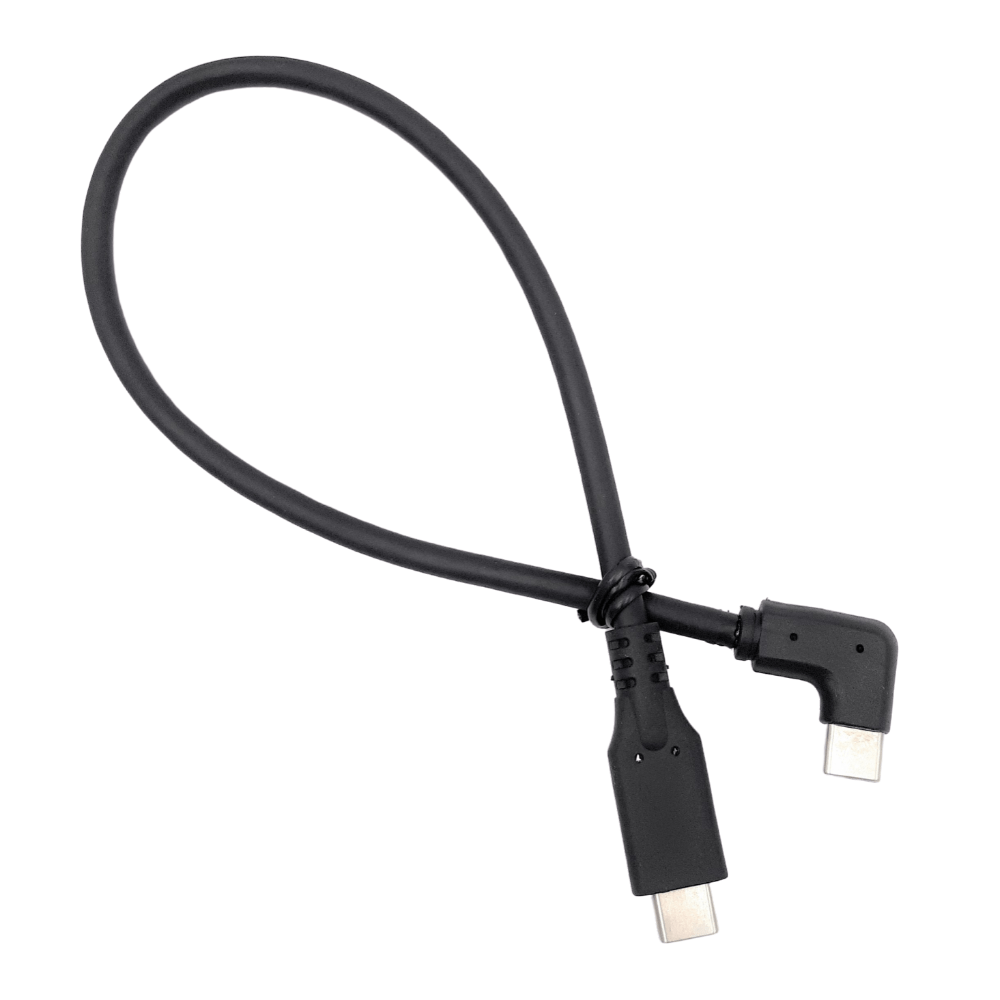POE Texas Cable USB-C Right Angle Cable for Tablet Enclosures - 3 Meters