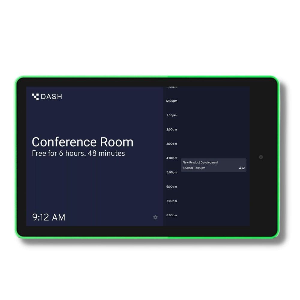 10 Touchscreen Room Scheduler With Highly Visible LED Ring POE Texas 10-touchscreen-room-scheduler-with-highly-visible-led-ring-poe-texas