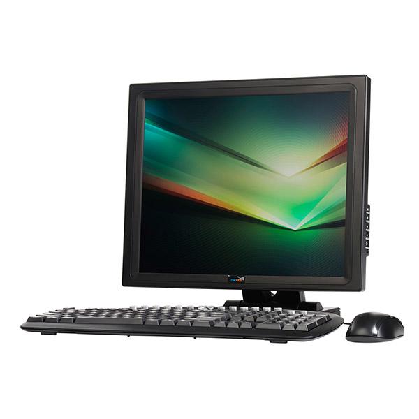 PoE Texas Display HELIOS All-in-One 17" PoE+ Touchscreen Computer - 17" Desk Top Base, 4GB DDR3 RAM 64GB mSATA