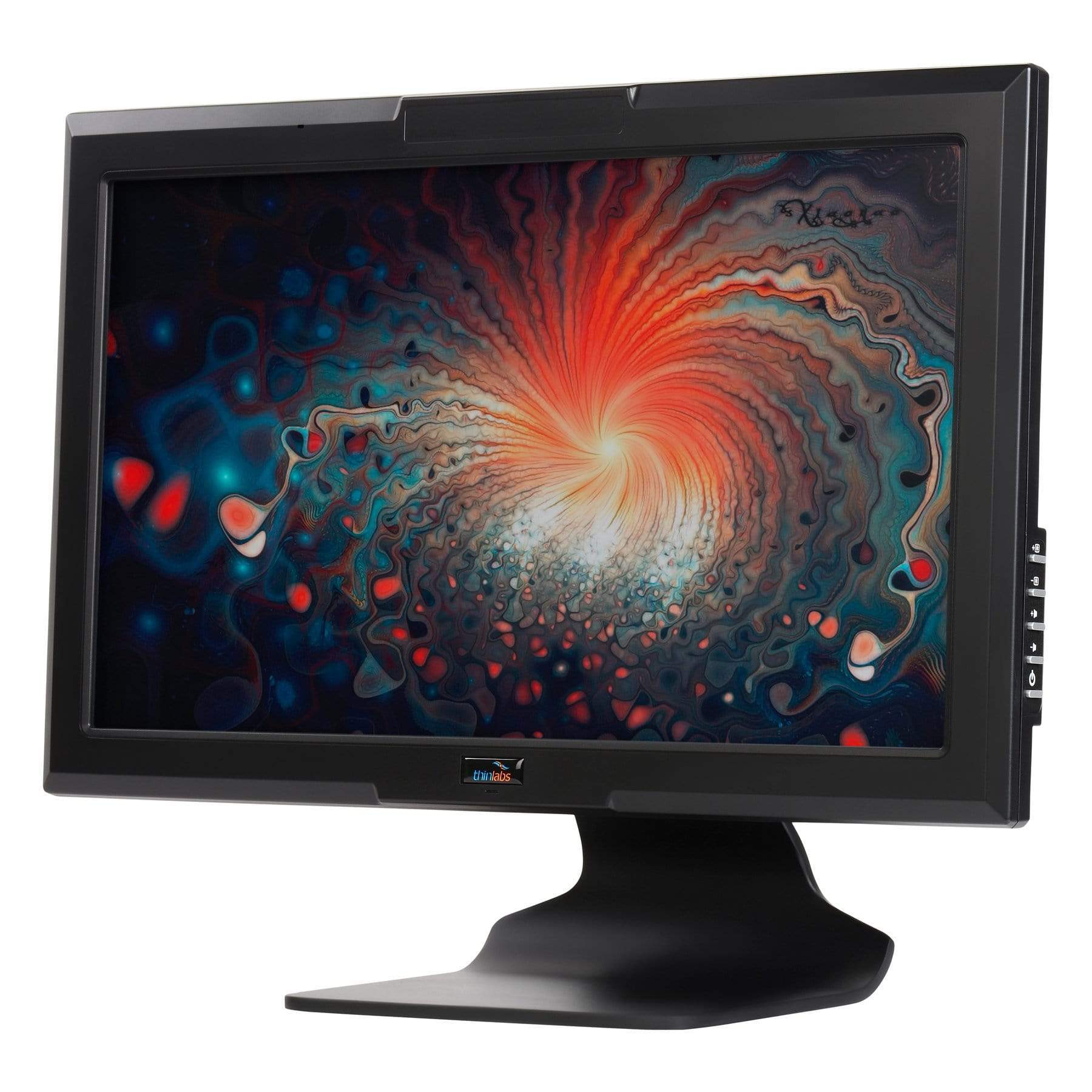 PoE Texas Display HELIOS All-in-One PoE+ pCAP Touchscreen Computer - 19" Desk Top Base, 4GB DDR3 RAM, 64GB mSATA