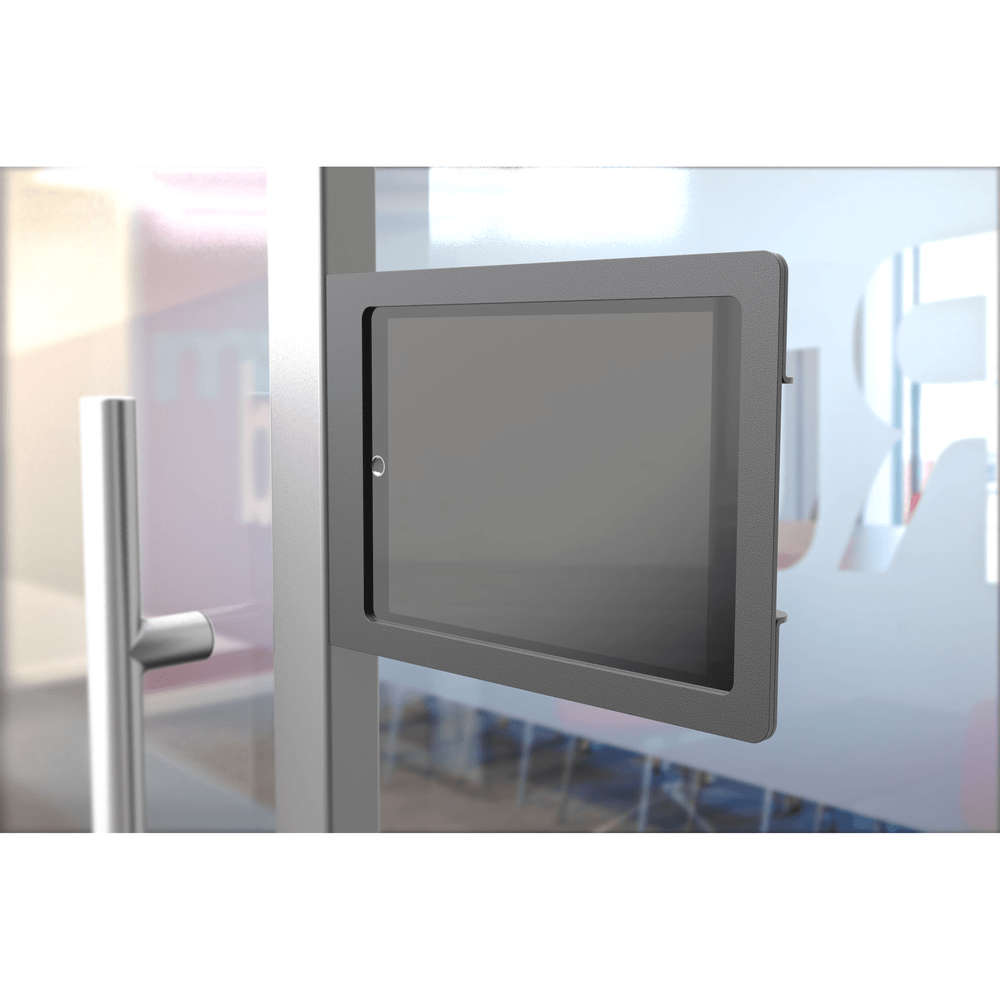 PoE Texas For Tablets Heckler Side Mount Secure iPad Enclosure and Display with PoE for Digital Signage, Conference Room Schedulers, and More - Fits 9.7" iPad Air, iPad Pro and iPad