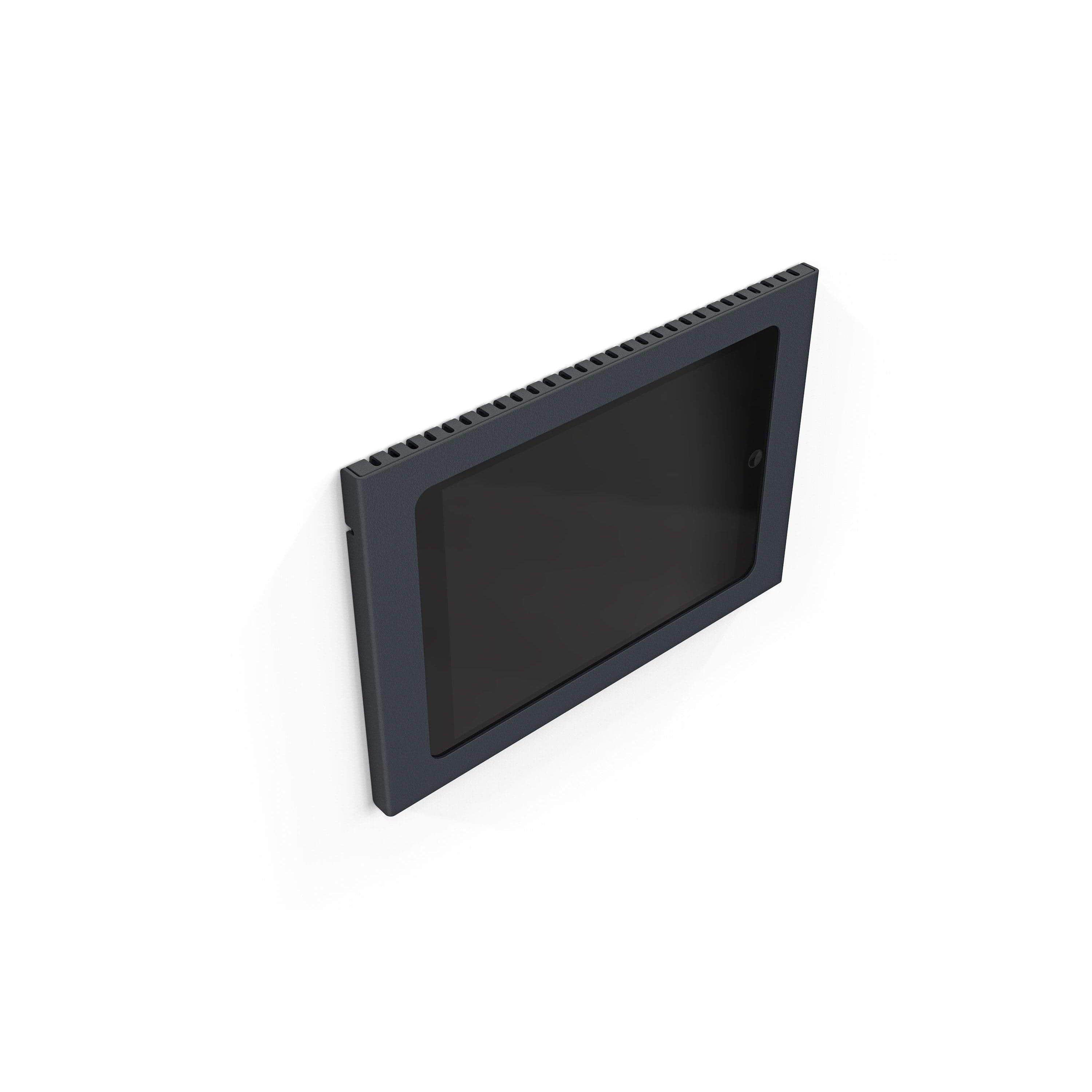 PoE Texas For Tablets Heckler Wall Mount Enclosure with Power for iPad for Digital Signage, Zoom Conference Room Schedulers, and More - 24v Passive - Fits 10.2" iPad 7th Generation