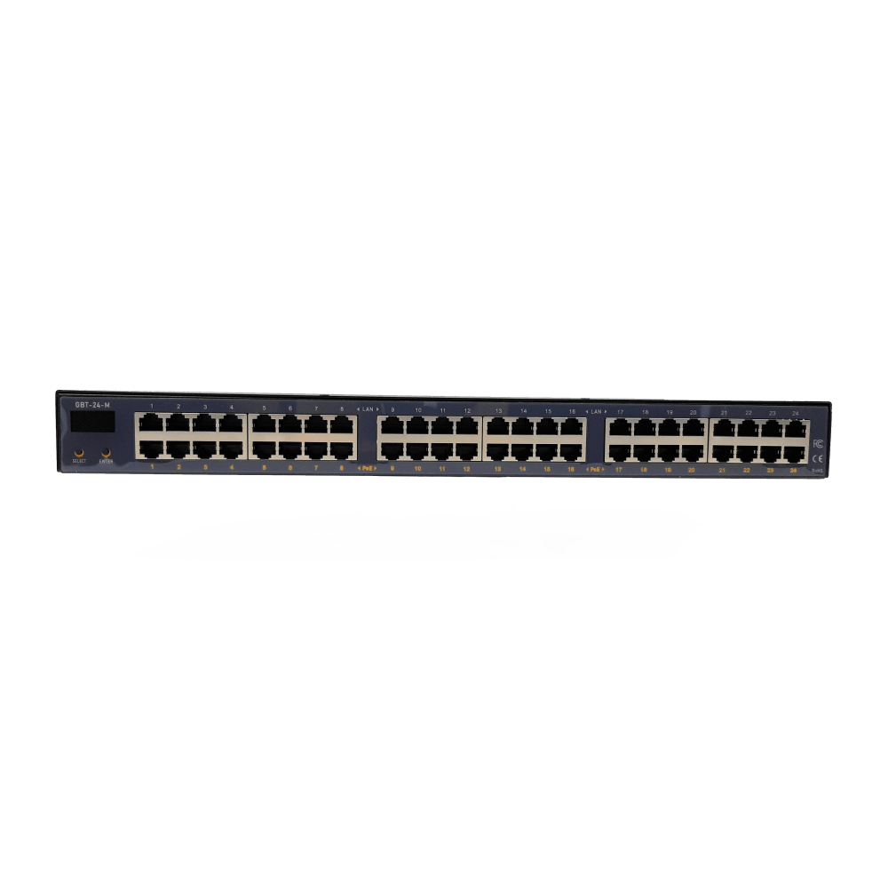 24 Port Active PoE Injector with 56 Volt Output and 240 Watt Budget