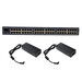POE Texas Injector 24-Port Gigabit 802.3bt Managed PoE Injector with 48 Volts 240 Watts of Power