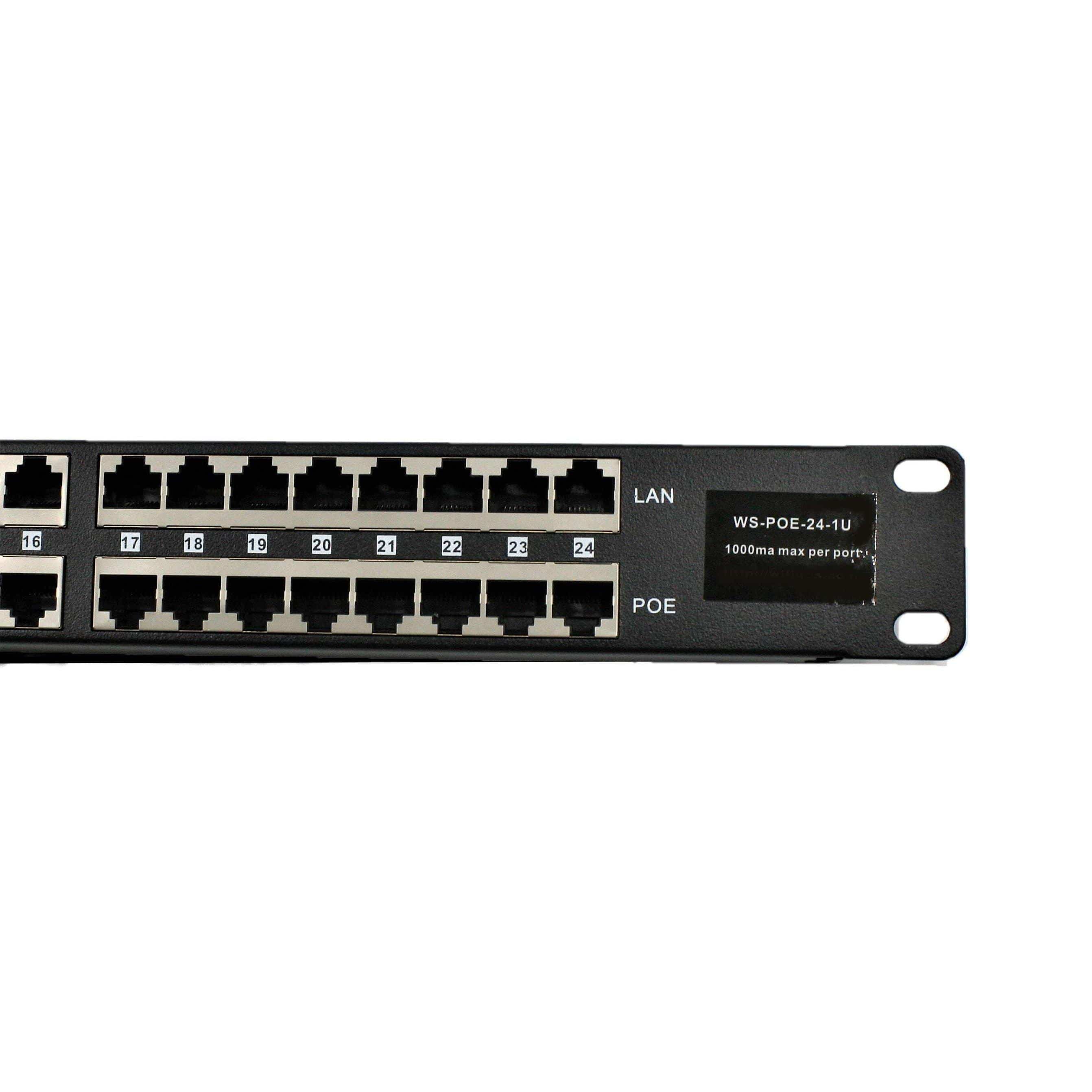 24-Port Rack Mount 10/100 PoE Injector — POE Texas