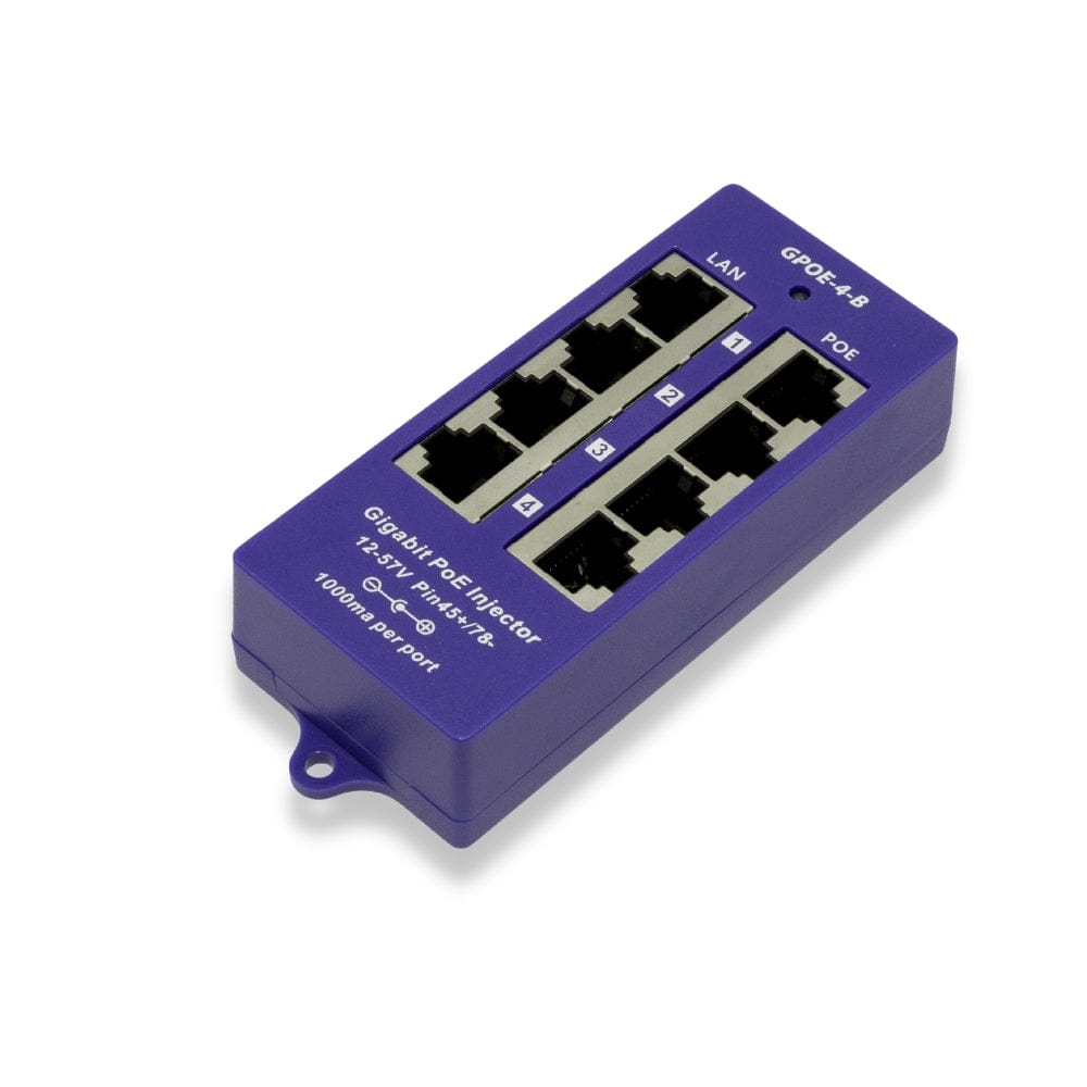 Red Lion N-Tron 100-POE4 4 Port Midspan Power Injector