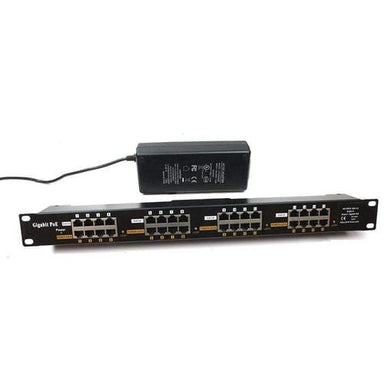 Passive Gigabit PoE Rack Mount Injector/Shielded Panel, 16 port (POE-INJ-16-G-RM)  - The source for WiFi products at best prices in Europe 